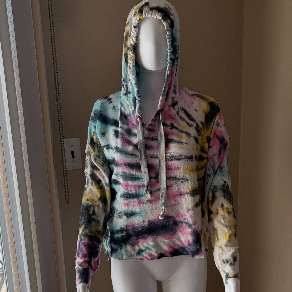 Vintage Havana Multicolor Tie-Dye Hoodie Sweater